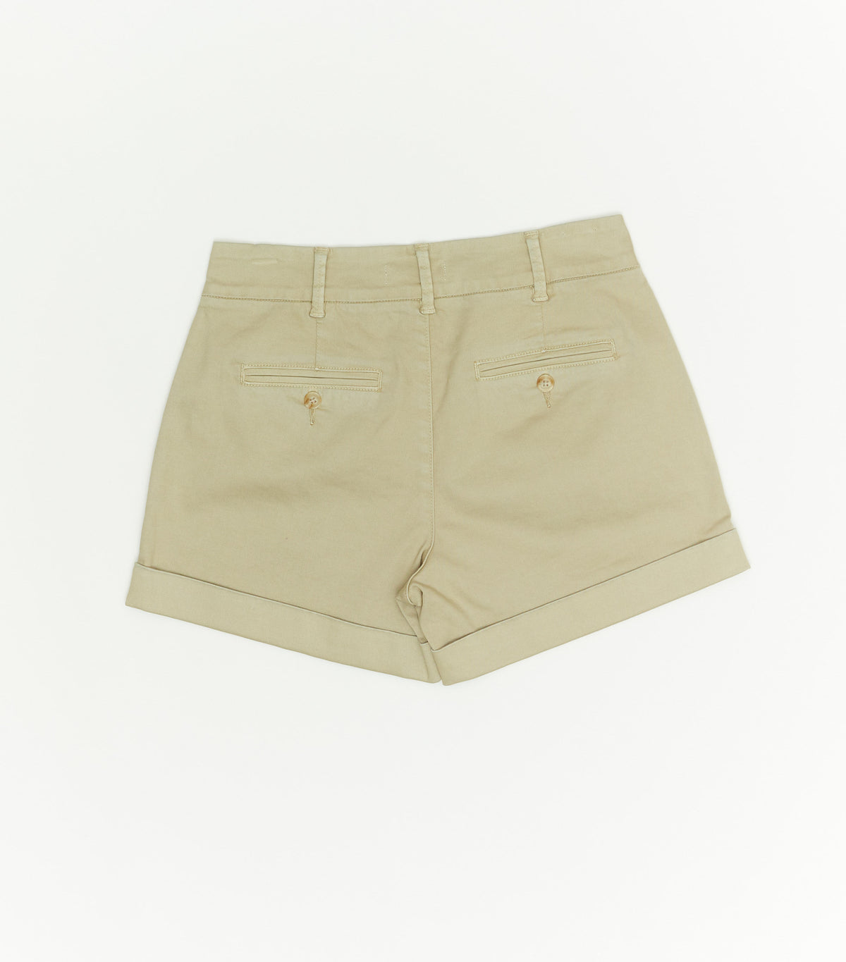 OAT Mid Rise Slit Pocket Shorts in New Sage