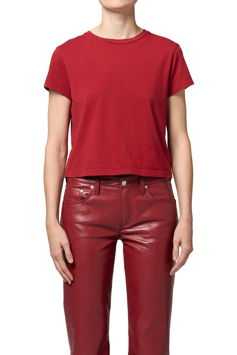 AGOLDE Adine Shrunken Tee