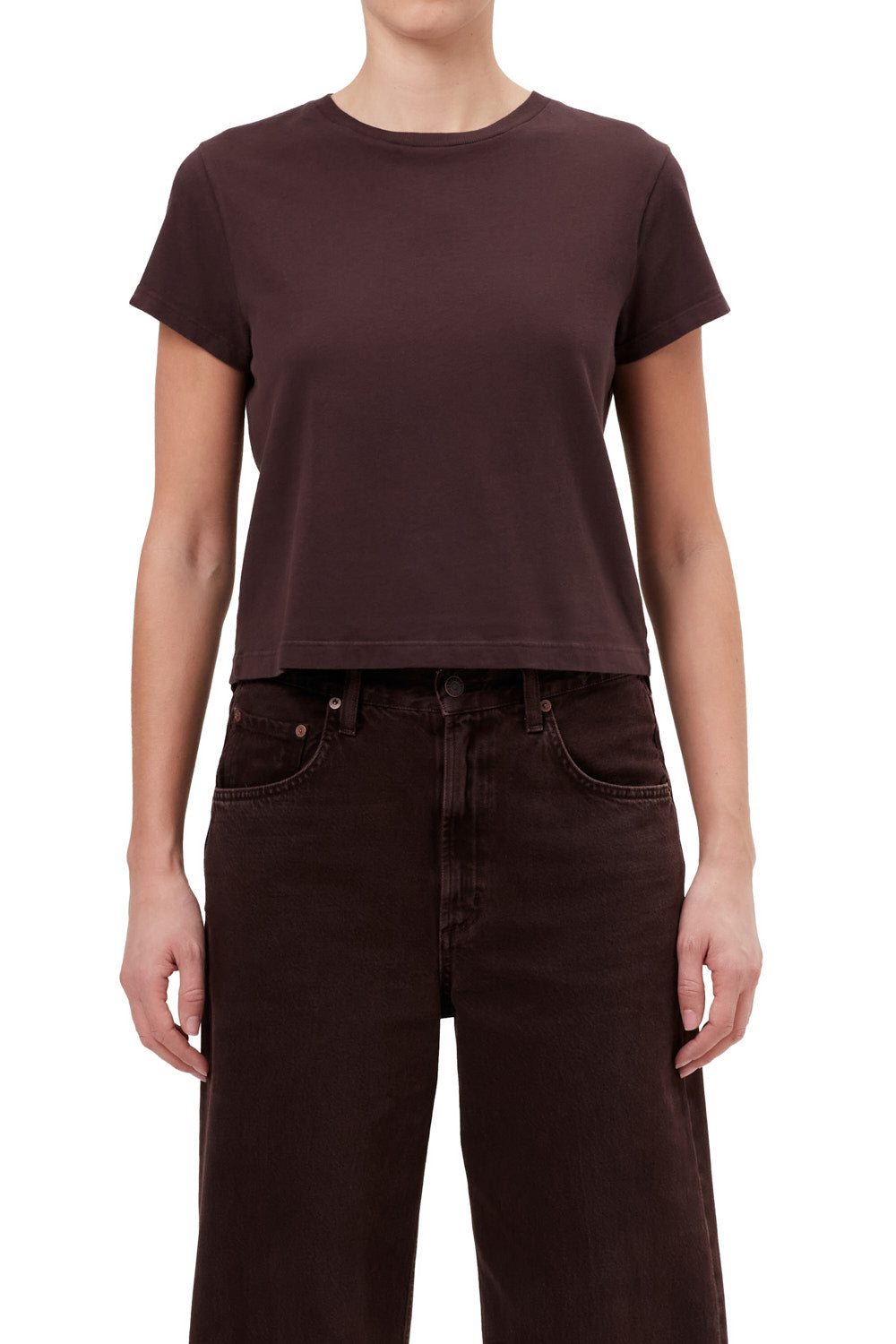 AGOLDE Adine Shrunken Tee