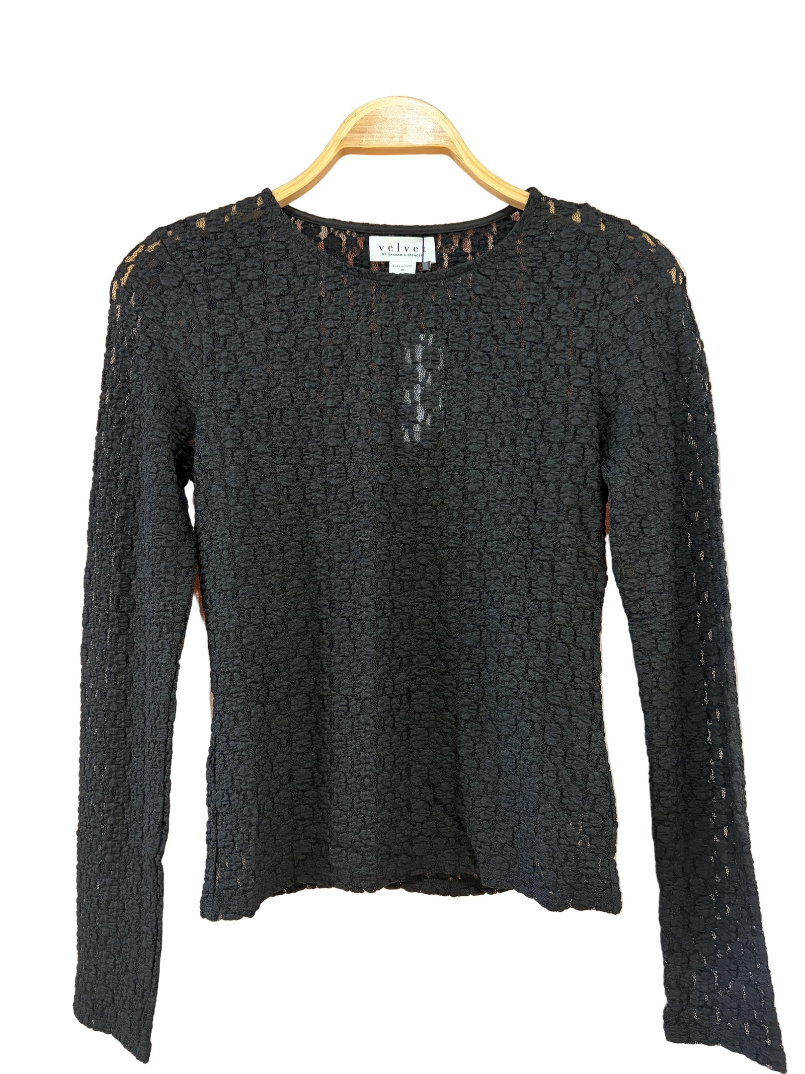 Velvet by Graham & Spencer Tori L/S Crew Neck Top