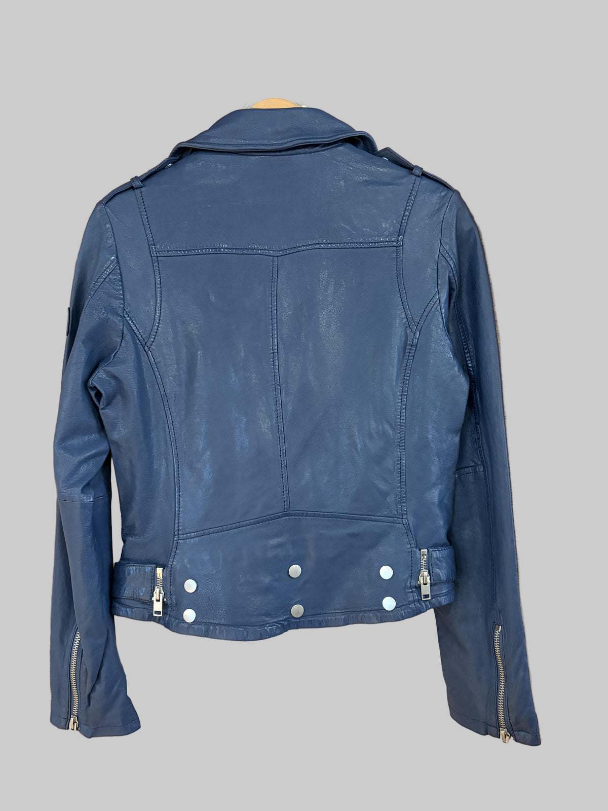 Mauritius Leather Wild 2 RF Jacket in Indigo