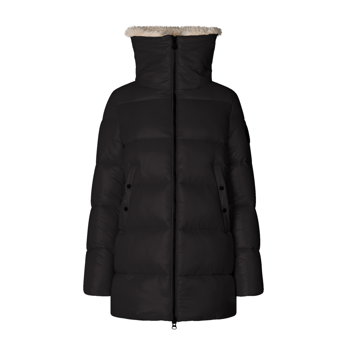 Save The Duck Bonita Coat in Brown Black