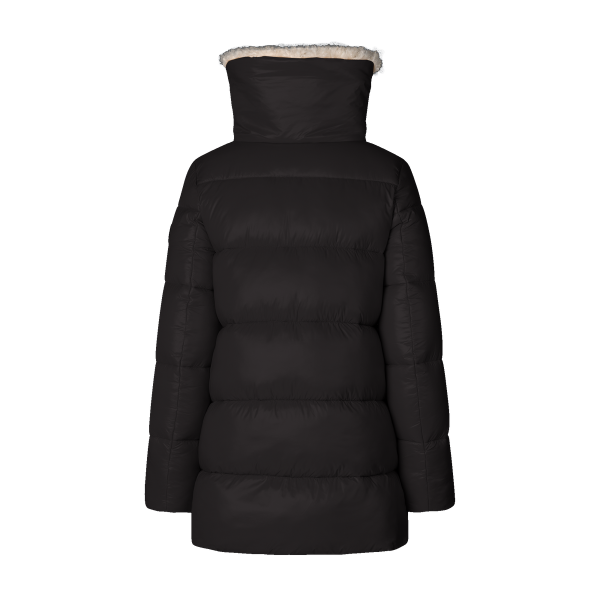 Save The Duck Bonita Coat in Brown Black