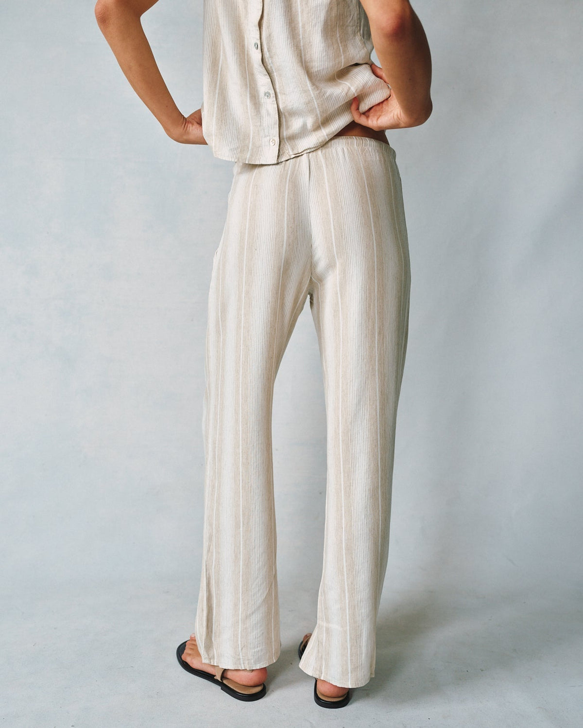 Bella Dahl Wide Leg Pant with Drawcord