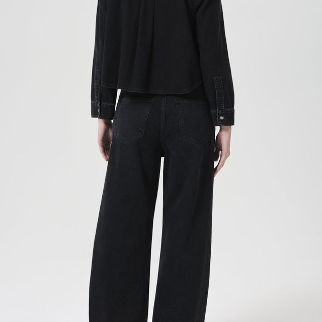 AGOLDE Low Curve Jean in Black Tar