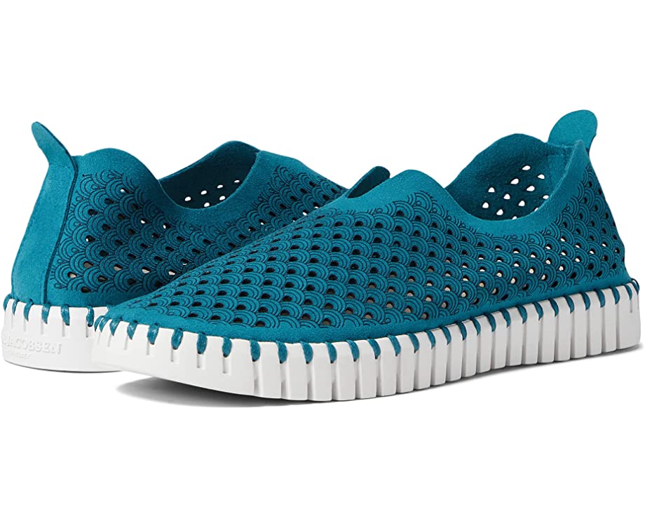 Ilse Jacobsen Tulip Slip-On w/White Sole Sea