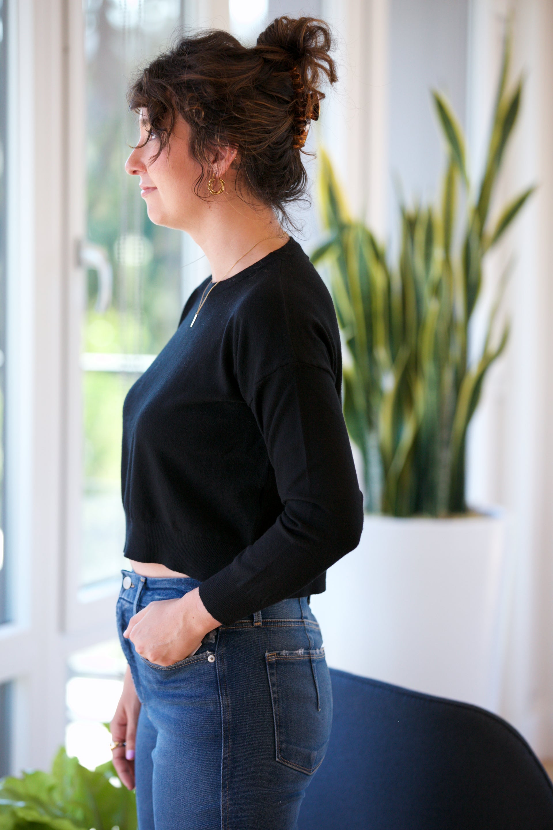 DELUC Polly Sweater Black