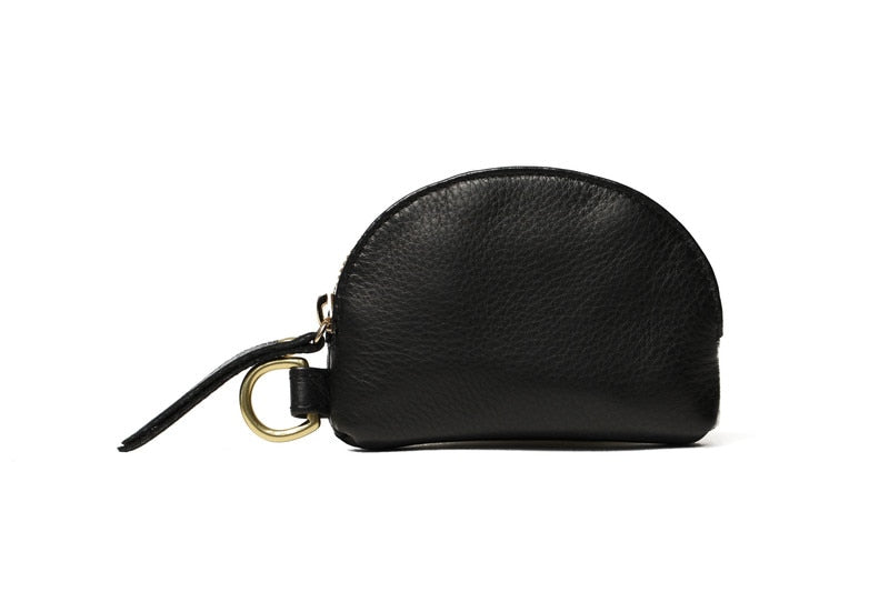 TAH Half Moon Coin Purse Black