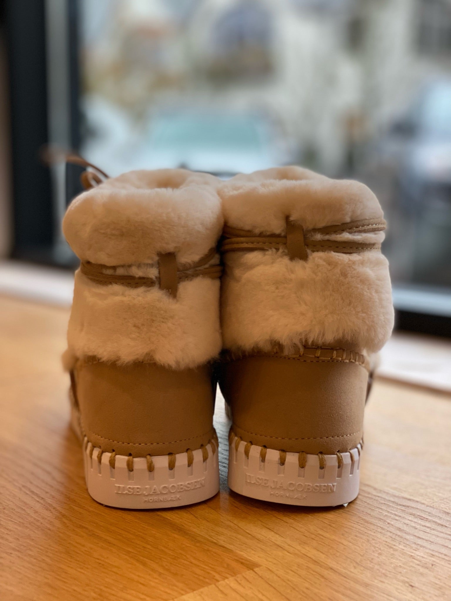 Ilse Jacobsen Tulip Ankle Boots Latte