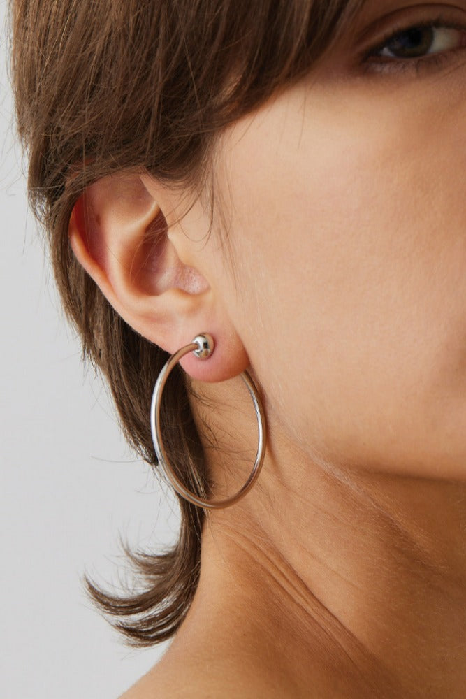 Jenny Bird Icon Hoops - Small gold