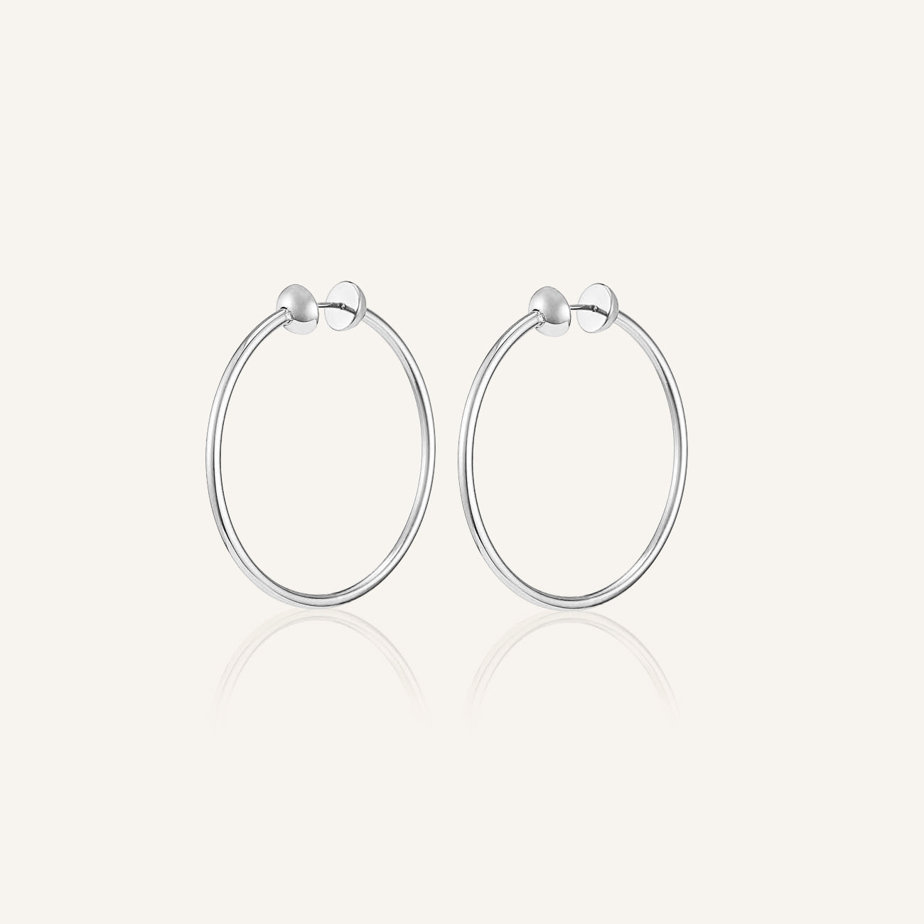 Jenny Bird Icon Hoops - Small gold