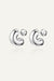 Jenny Bird Tome Hoops - Medium Silver