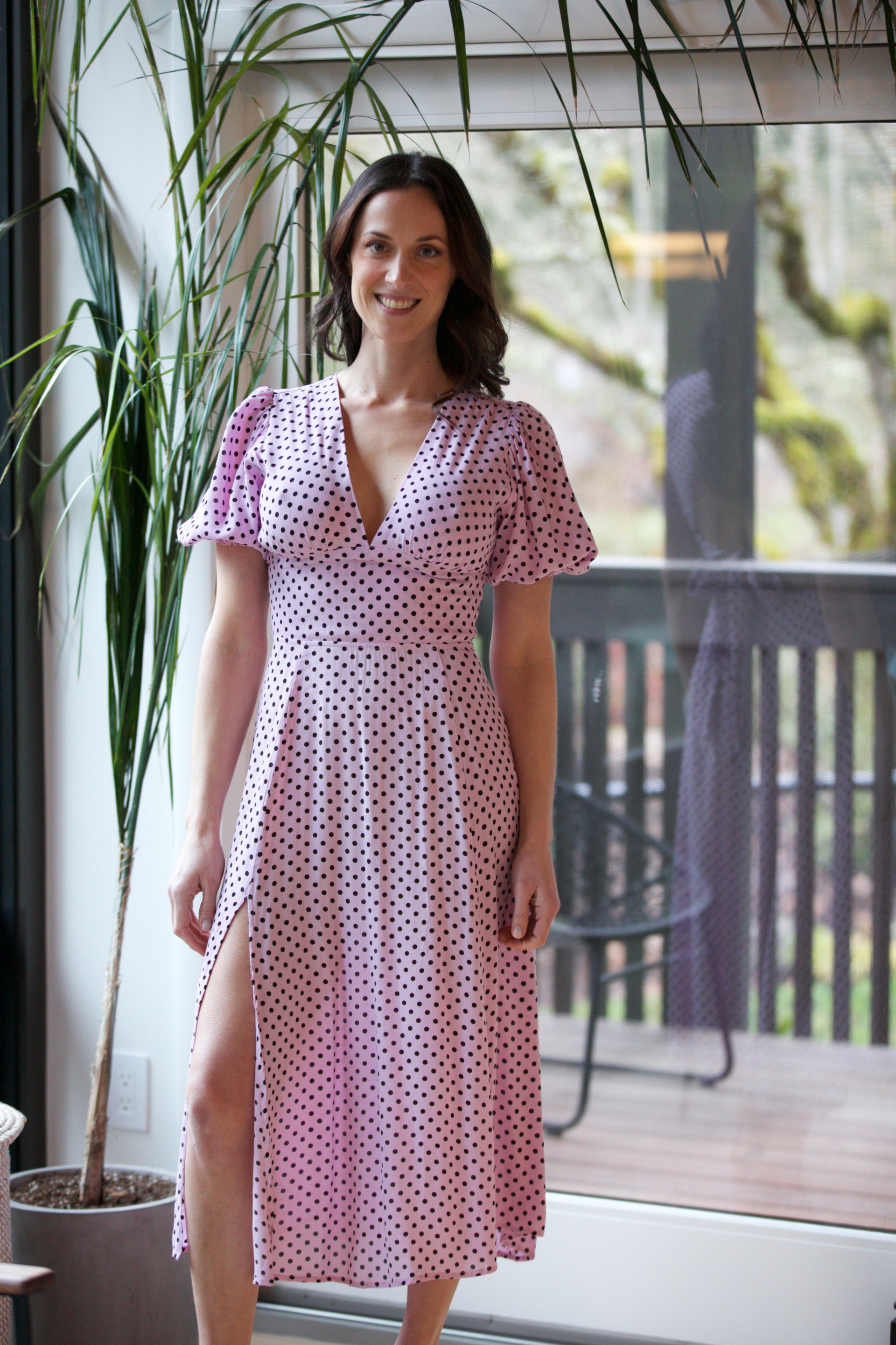 LUSANA Cindy Dress in Loren Spot