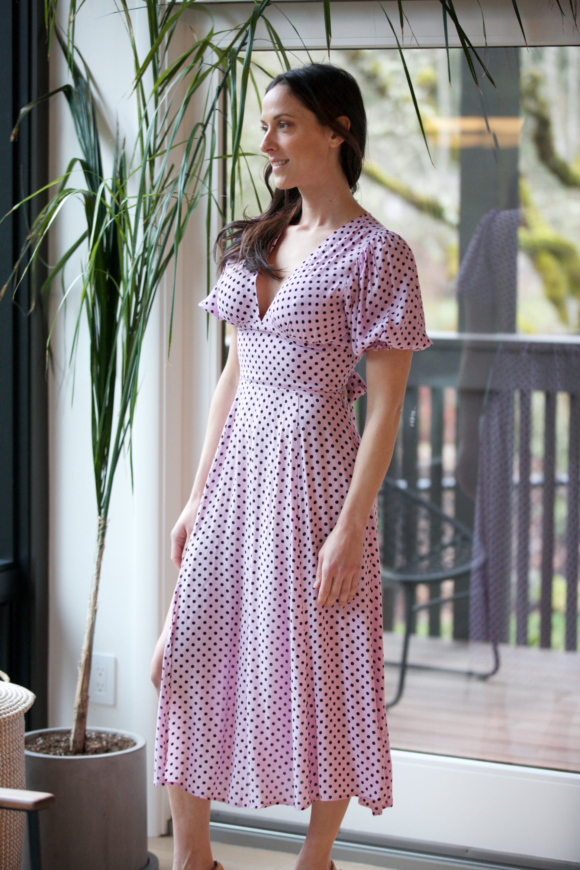 LUSANA Cindy Dress in Loren Spot
