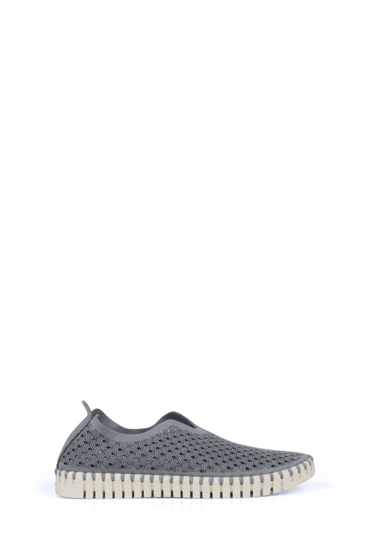 Ilse Jacobsen Tulip Slip-On w/White Sole Grey