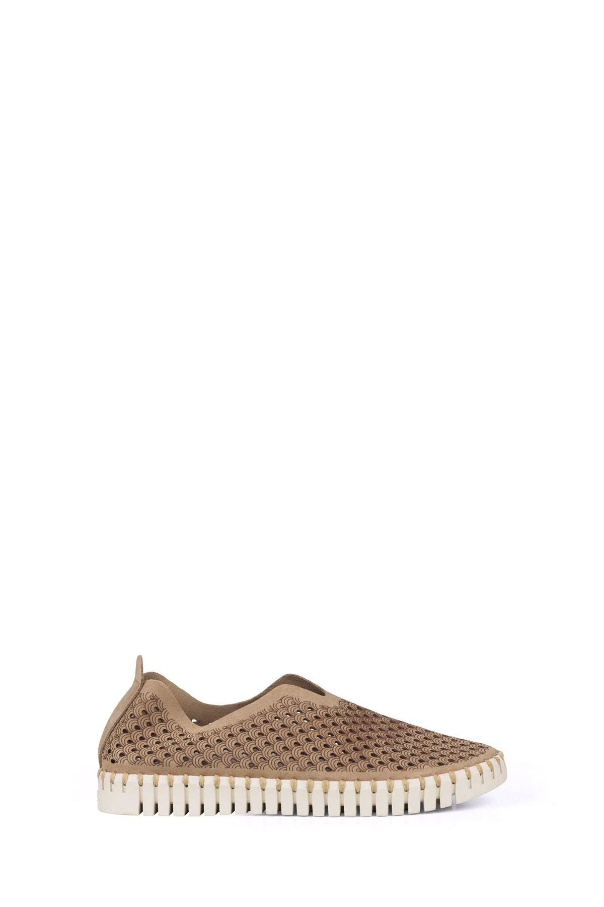Ilse Jacobsen Tulip Slip-On w/White Sole Latte