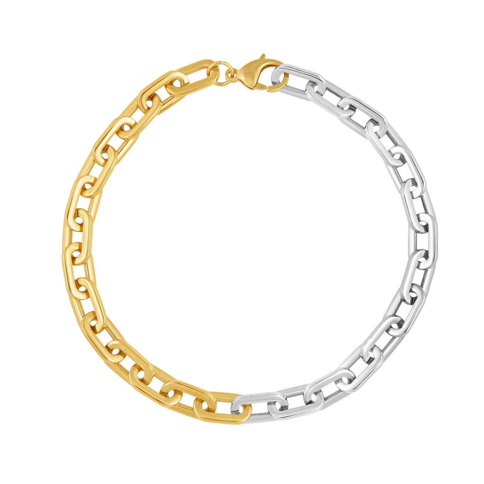 SAHIRA Jenna Link Two-Tone Necklace