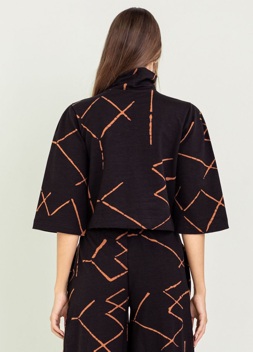 BEL KAZAN Batna Top in Black Stix