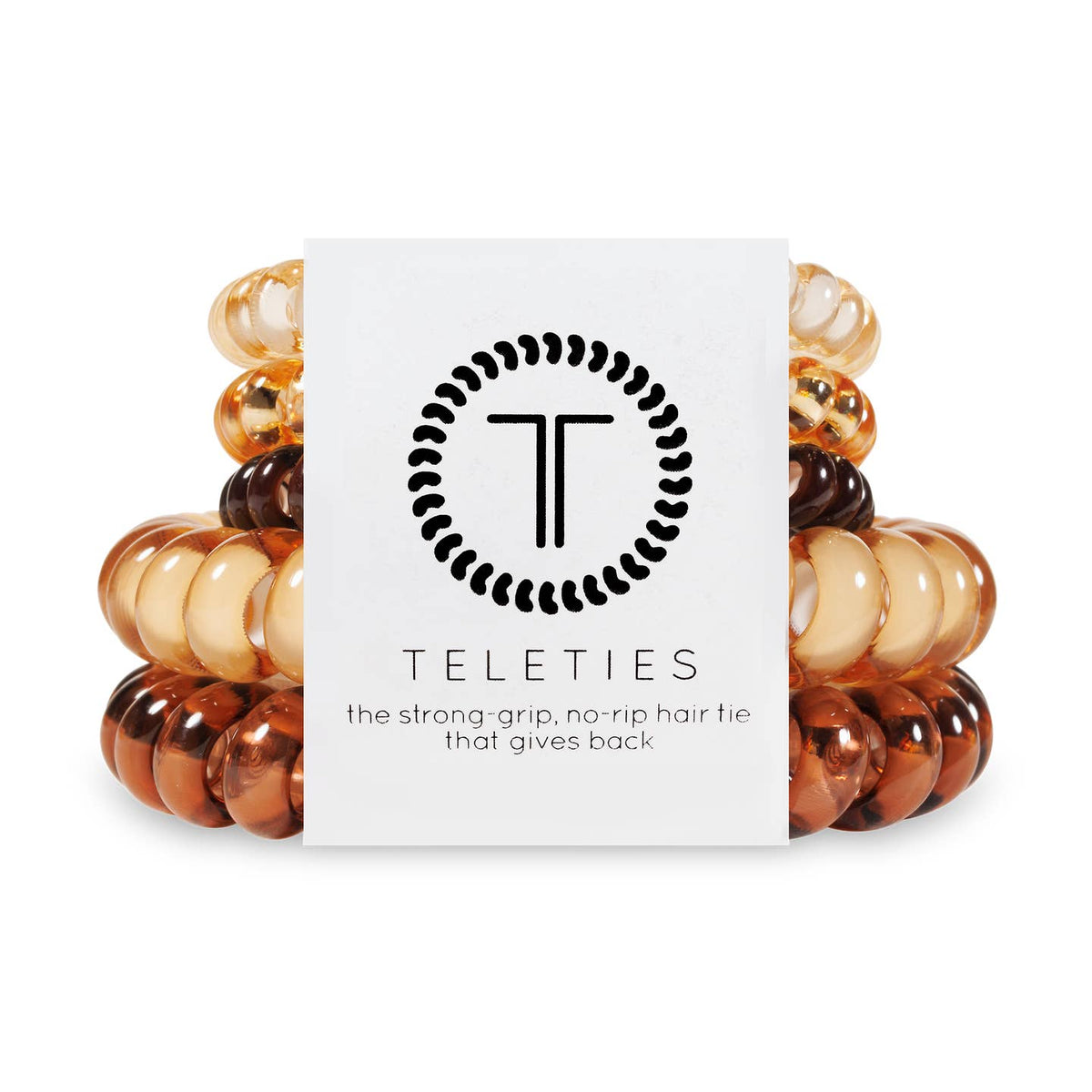 TELETIES  Spiral Hair Coil | Mix Pack | Anything But Basic Hair Ties