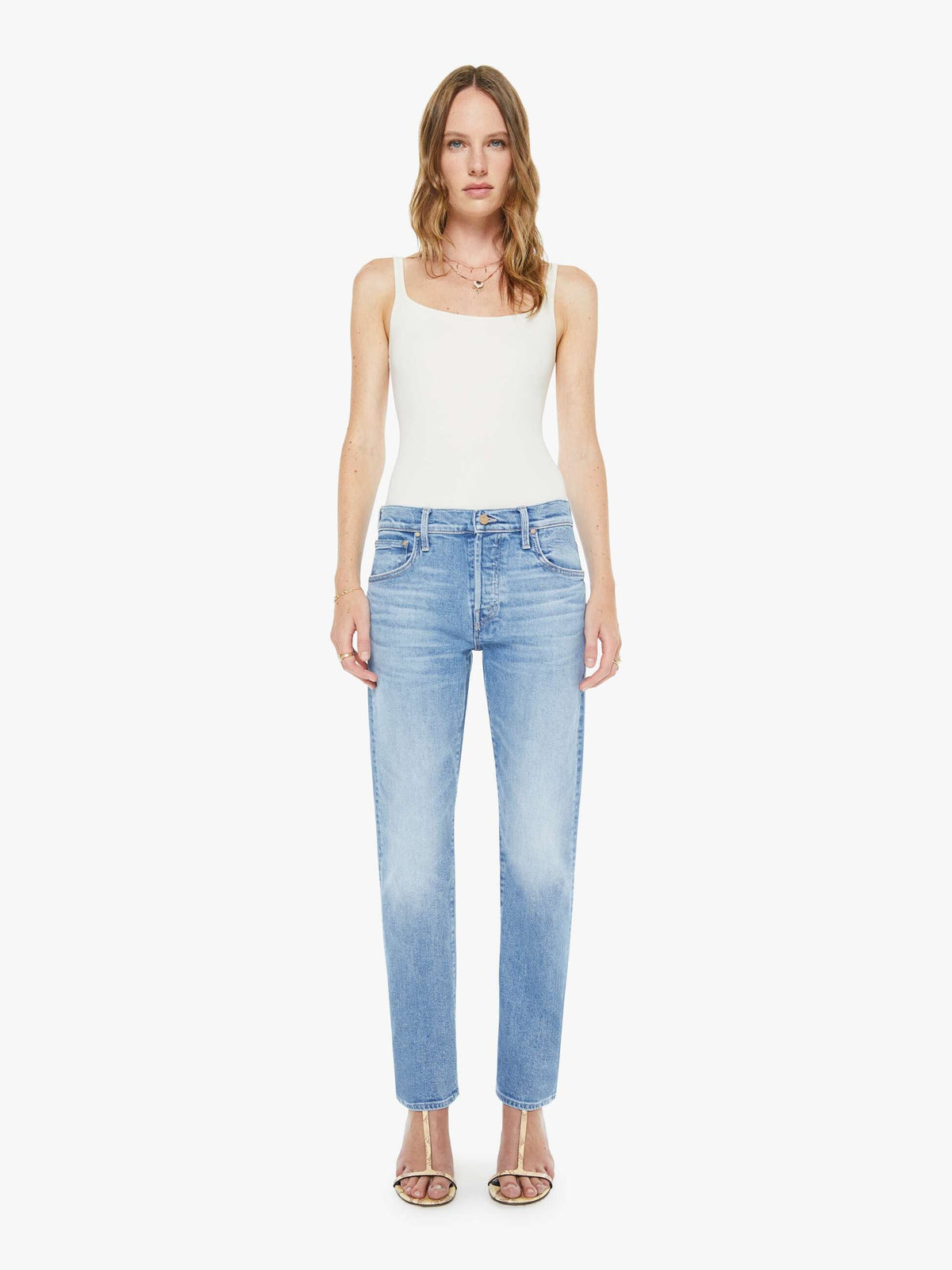 Mother The Mid Rise Hiker Hover in Baubles and Trinkets