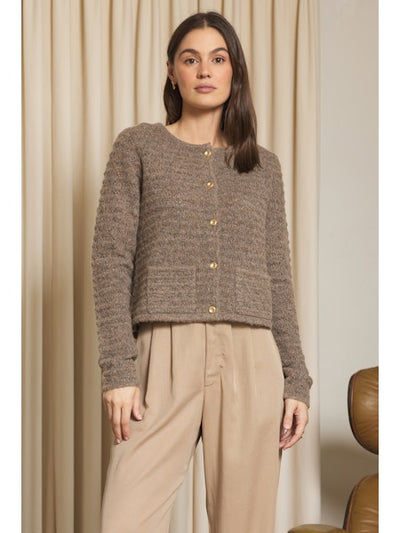 Stitches &amp; Stripes Merritt Cardigan Walnut