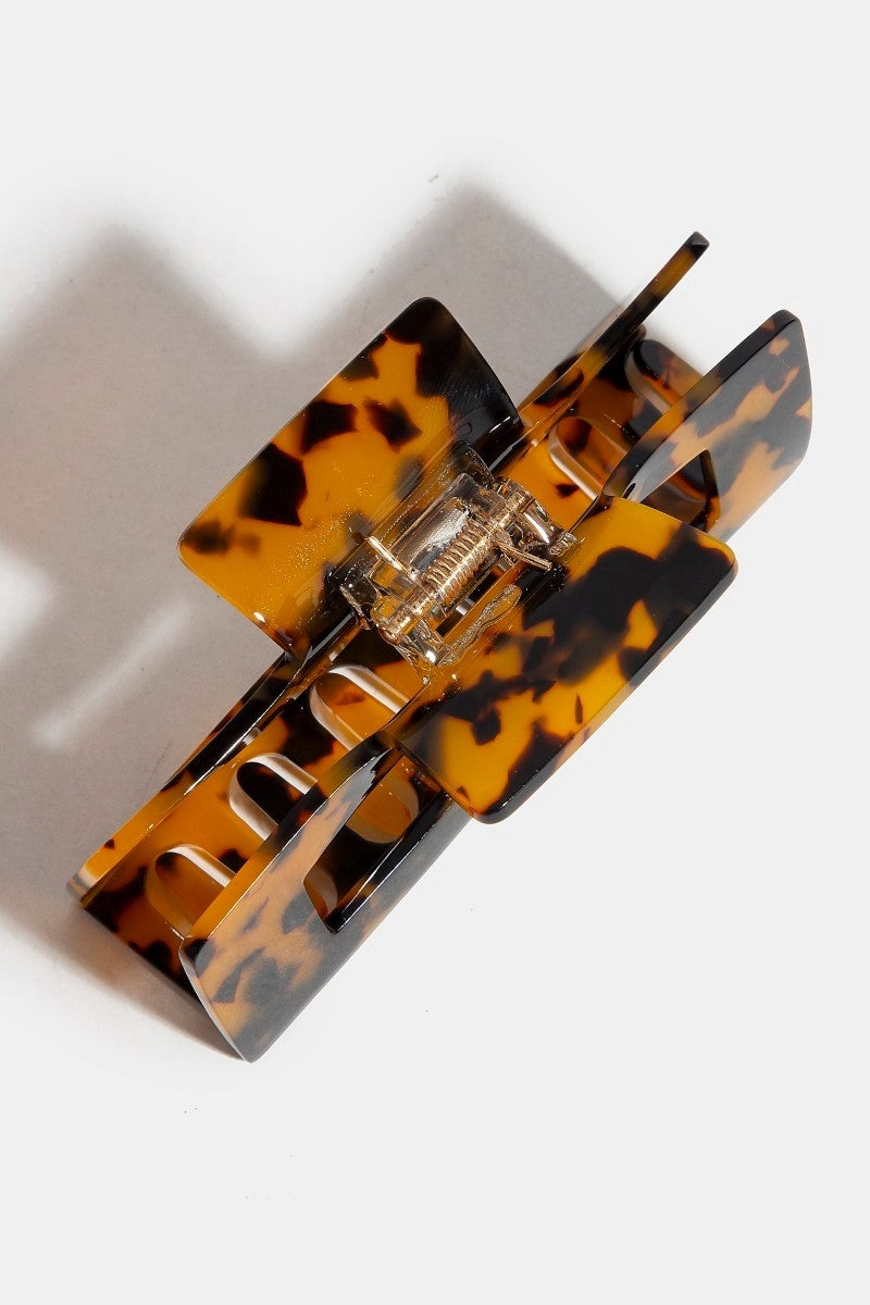 NYLAND Tortoise Rectangle Hair Claw