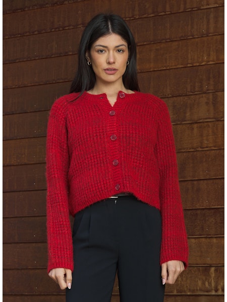 Stitches &amp; Stripes Jane Cardigan Crimson
