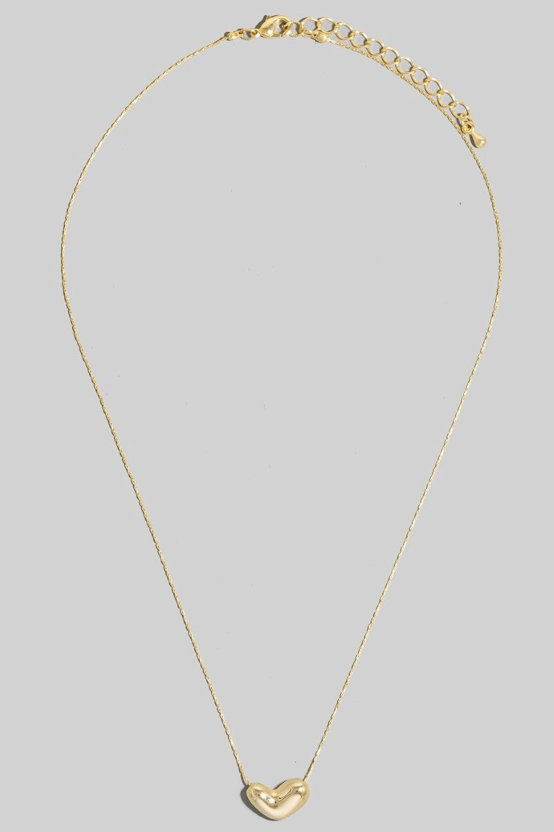 NYLAND Bubble Heart Pendant Necklace