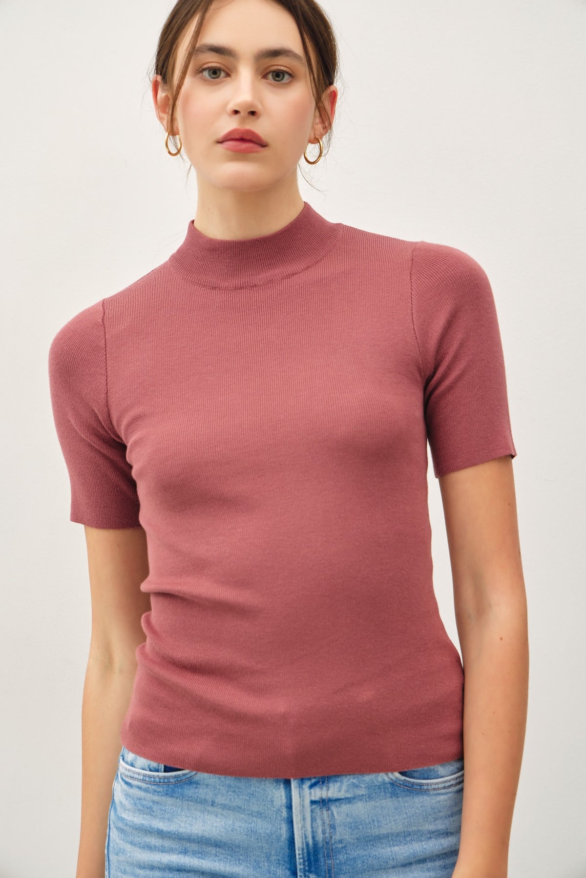 NYLAND Mable S/S Ribbed Sweater