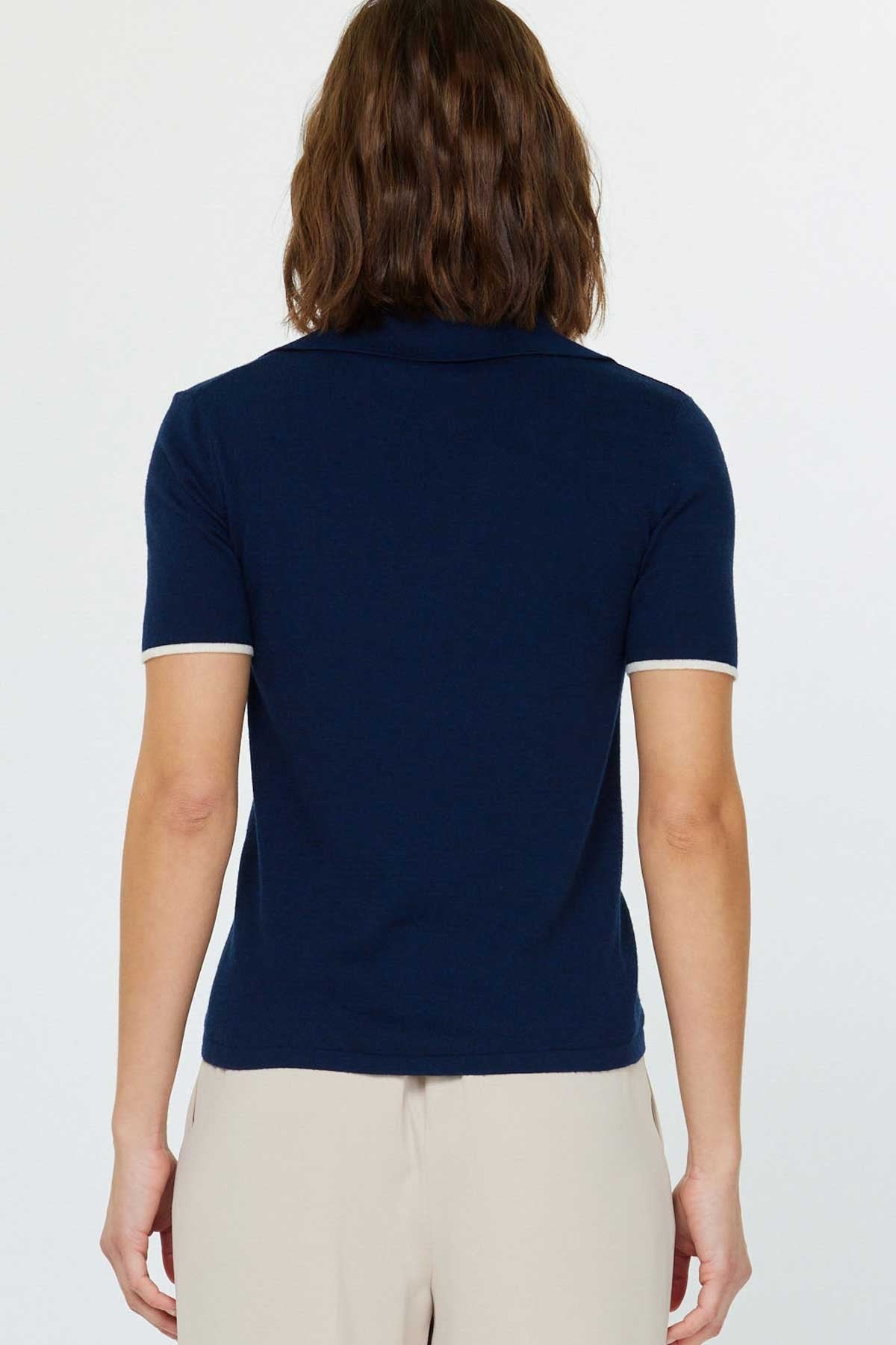 NYLAND Dion U-Neck Polo Sweater