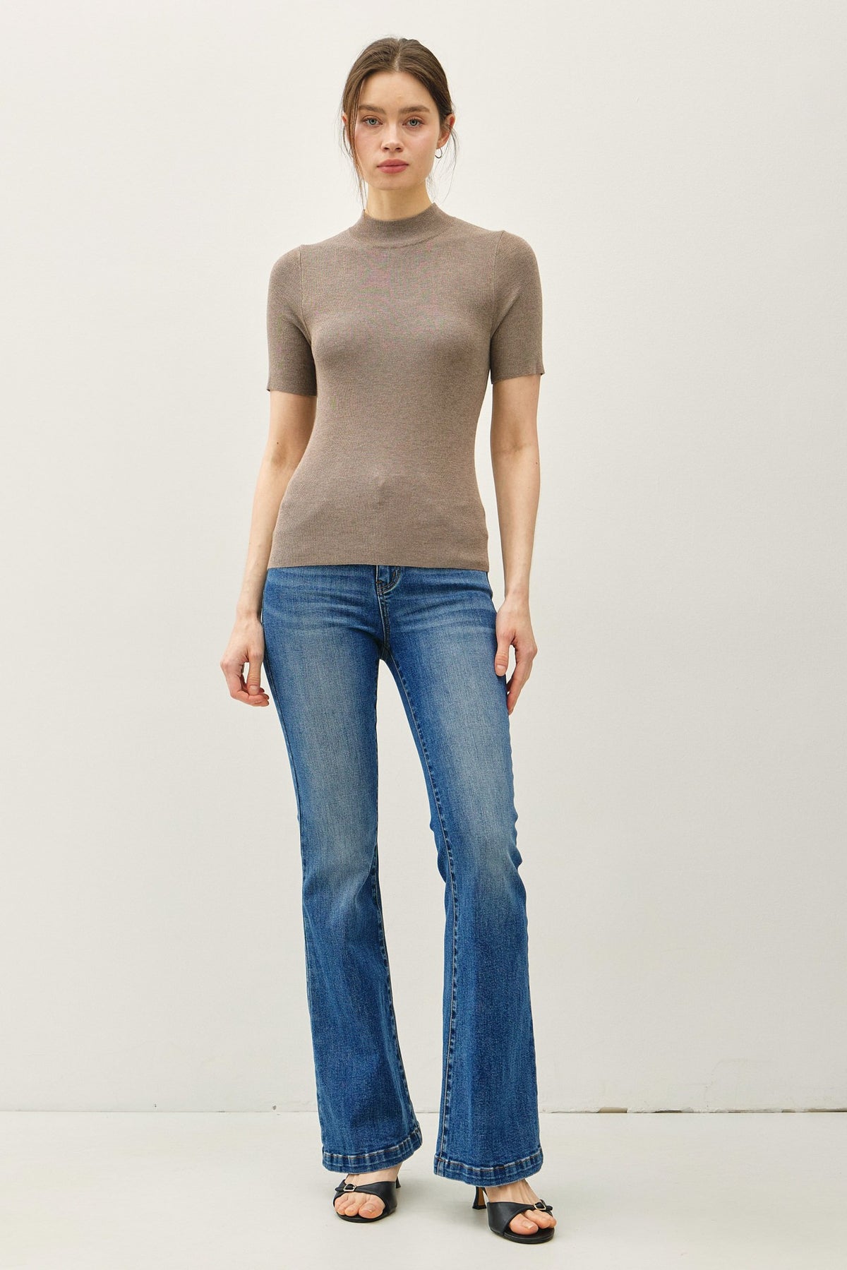 NYLAND Mable S/S Ribbed Sweater