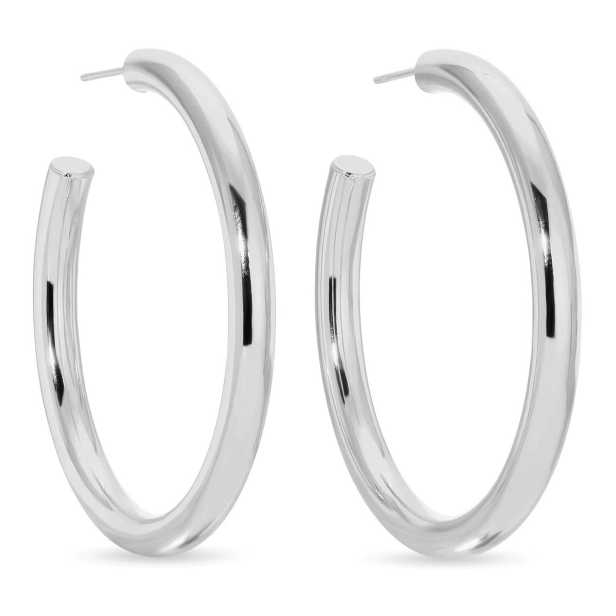 Splendid Iris The Perfect Hoop Earrings - Large in Silver