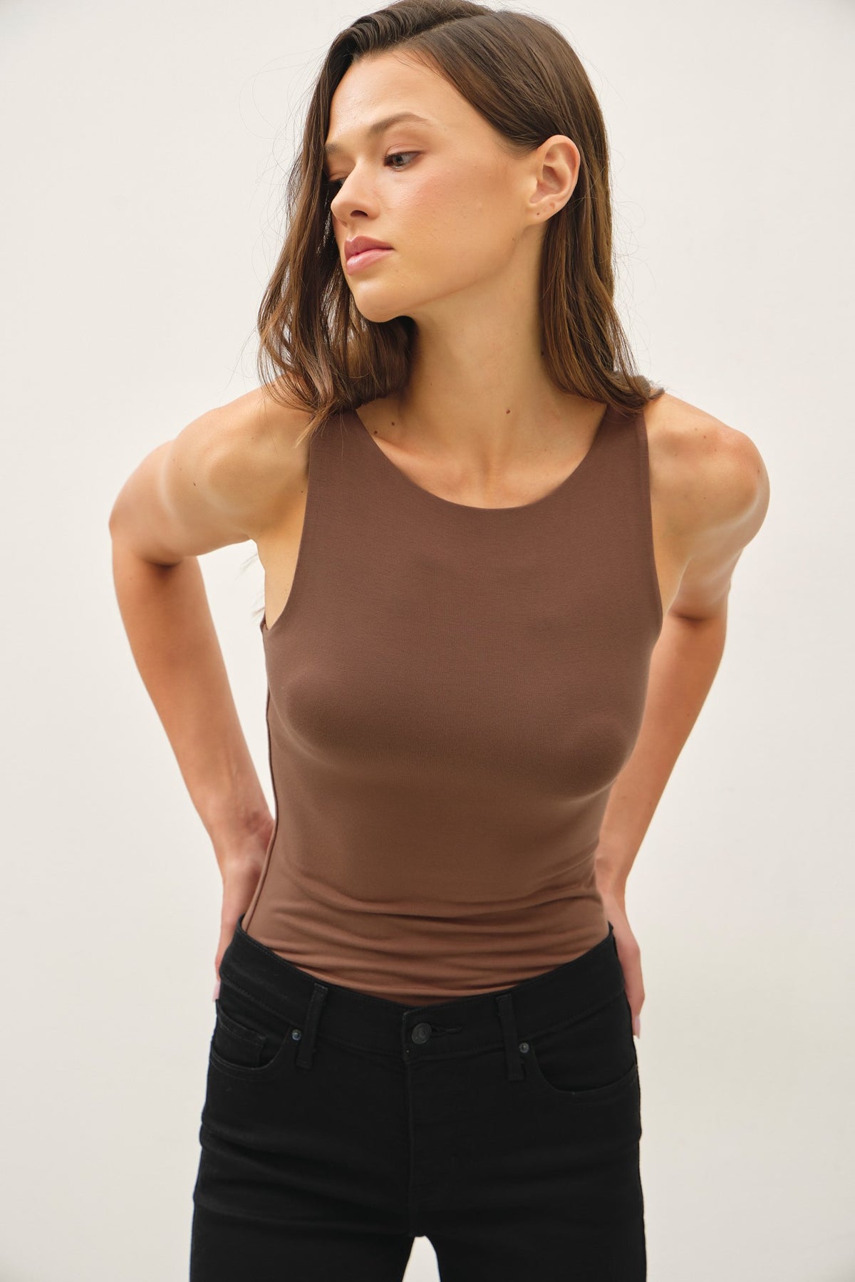 NYLAND Frances Boat Neck Tank