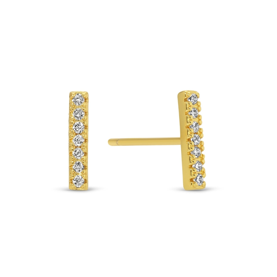 Splendid Iris Pave Velvet Stud Gift Set