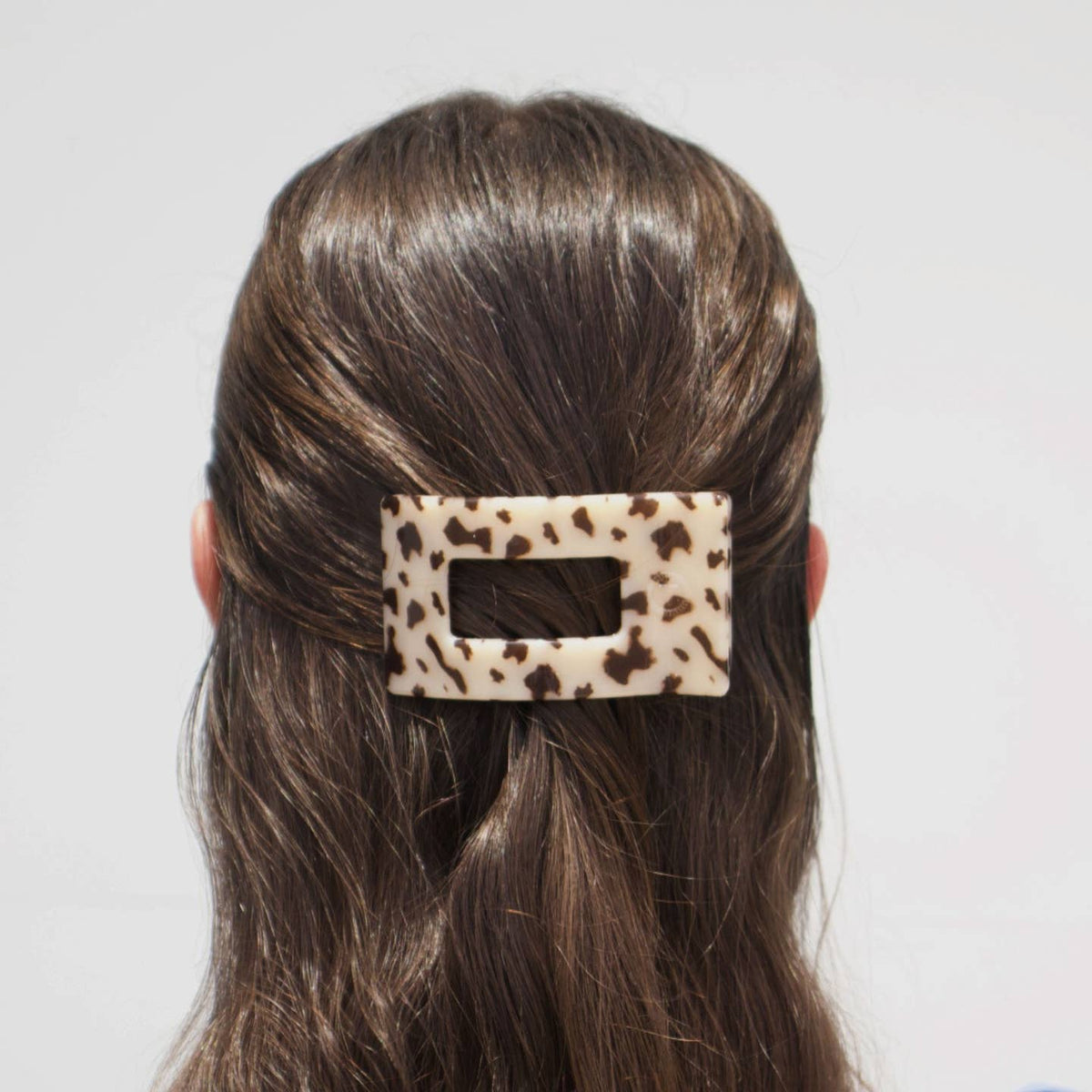 TELETIES Rectangle Flat Hair Clip - Small
