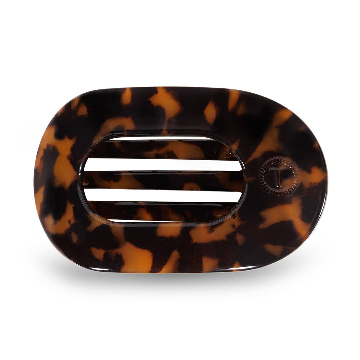 TELETIES Round Flat Hair Clip - Large