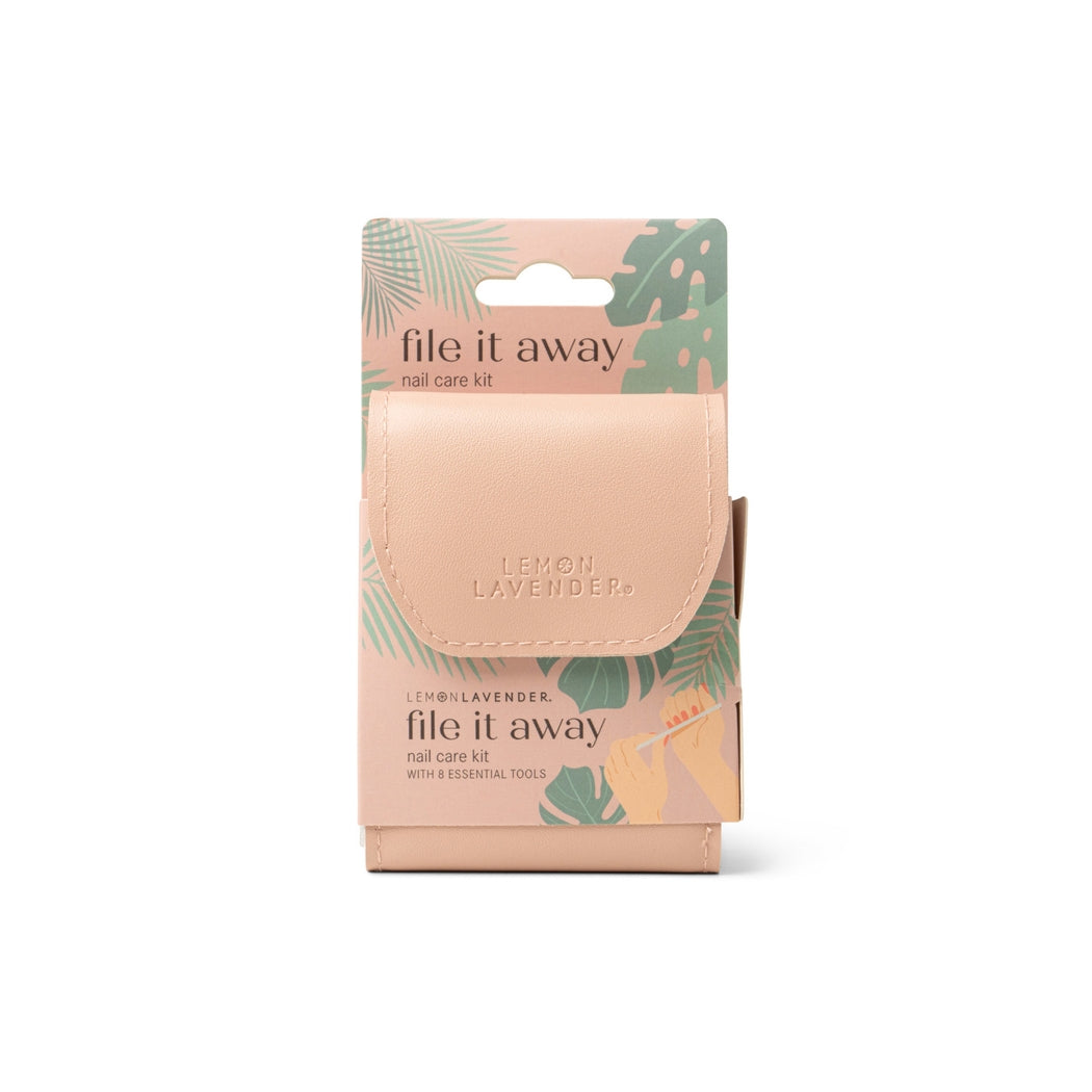 DM Merchandising Lemon Lavender File It Away Nail Care Kit