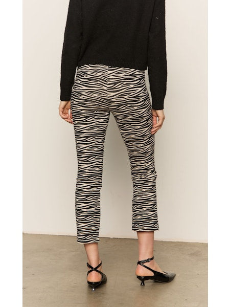 Sanctuary Carnaby Kick Crop in Fluid Zebra