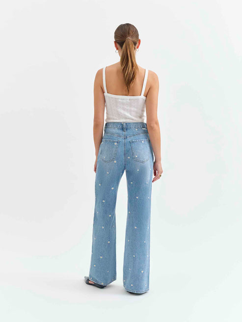 Daze Denim Far Out Wide Leg in Daze-y