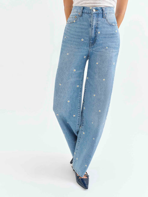 Daze Denim Far Out Wide Leg in Daze-y
