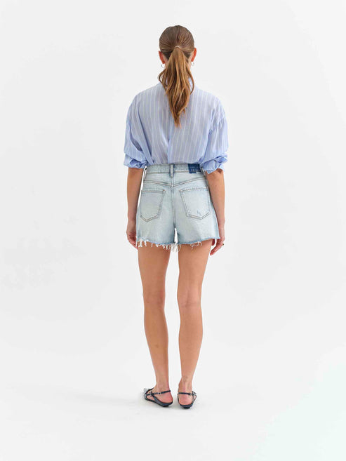 Daze Denim The Knockout Short in Splash Zone Vintage