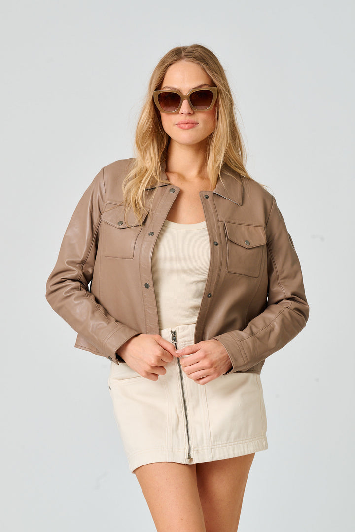 Mauritius Leather Feodora Jacket