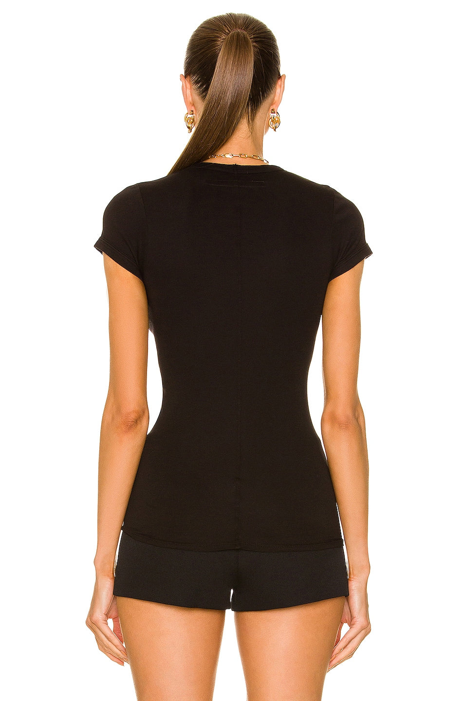 Enza Costa Supima Cotton Cap Sleeve Crew