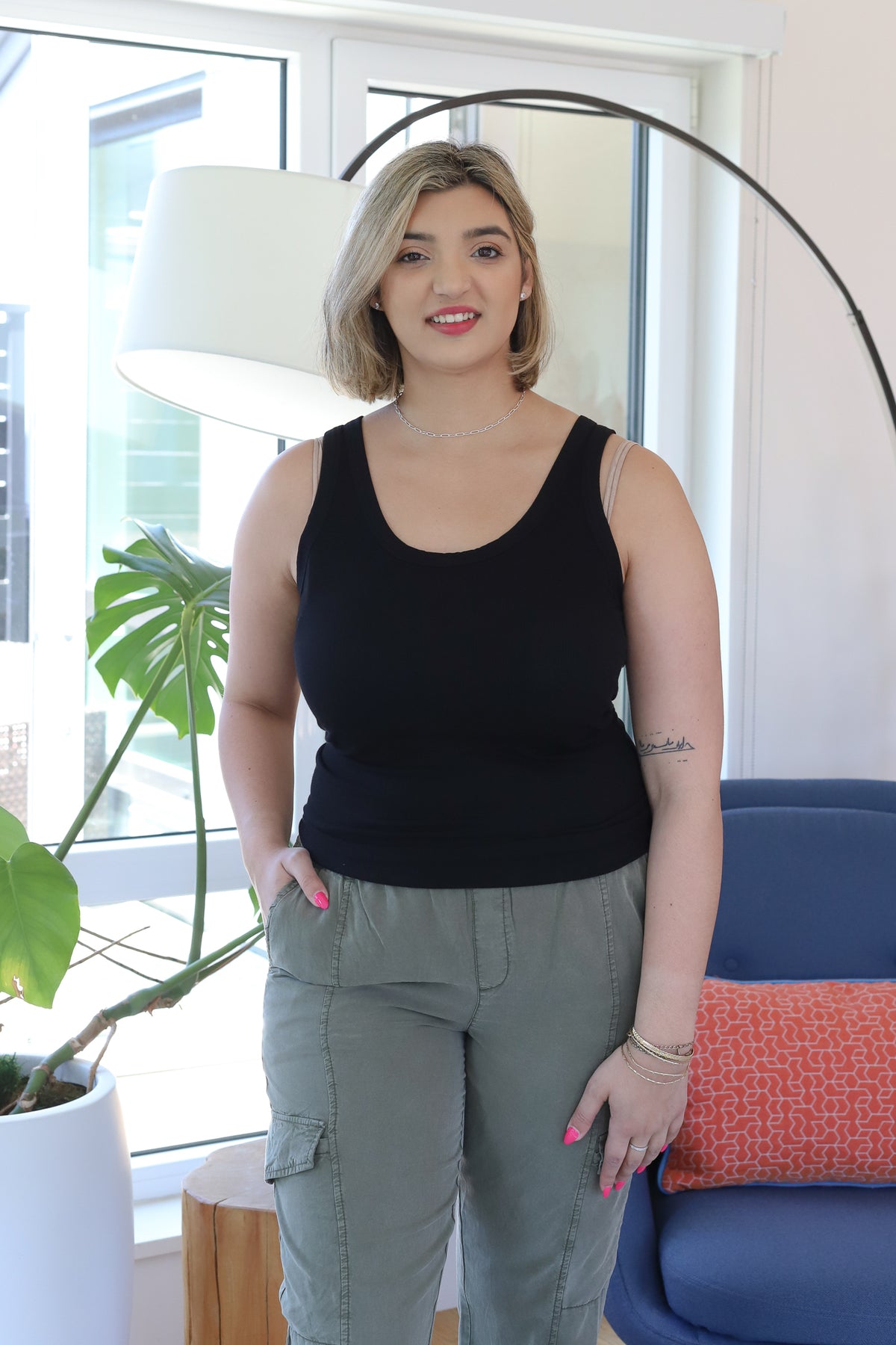 Enza Costa Silk Rib Bold Tank Black