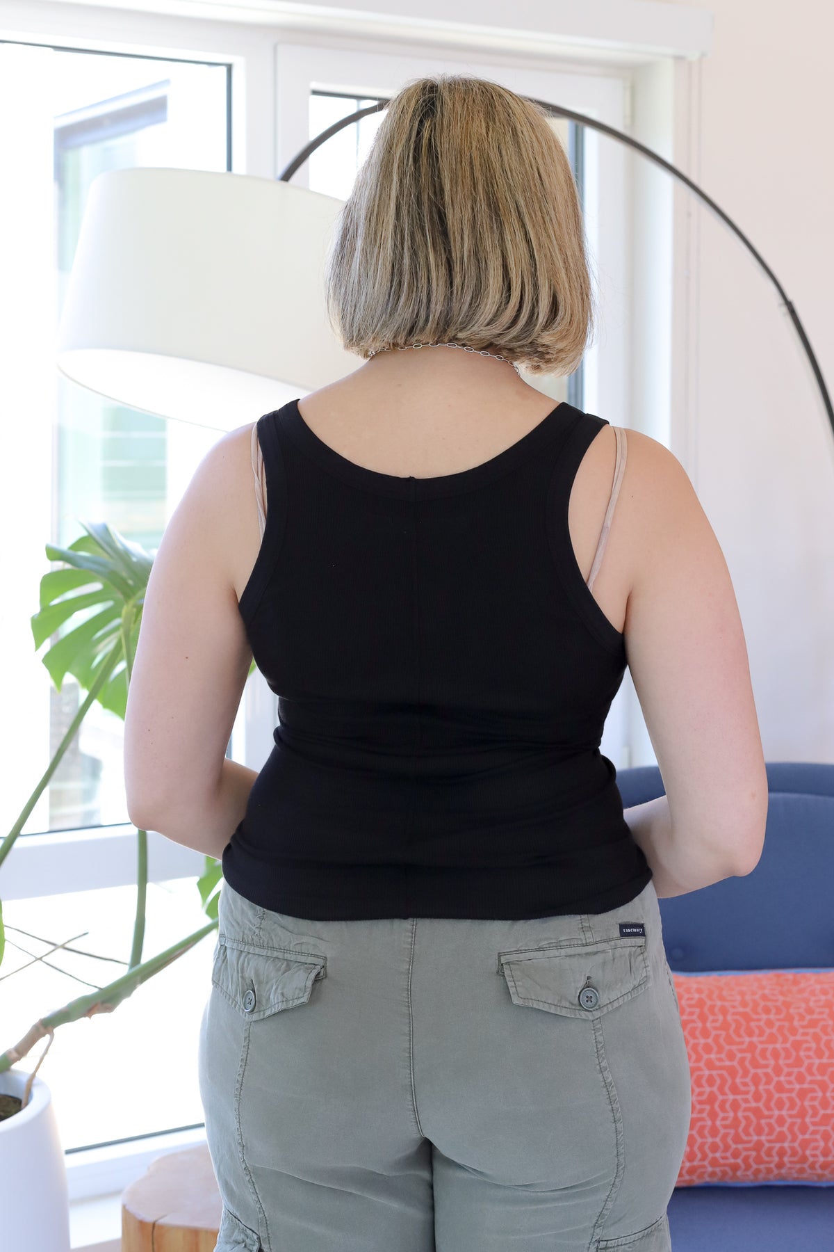 Enza Costa Silk Rib Bold Tank