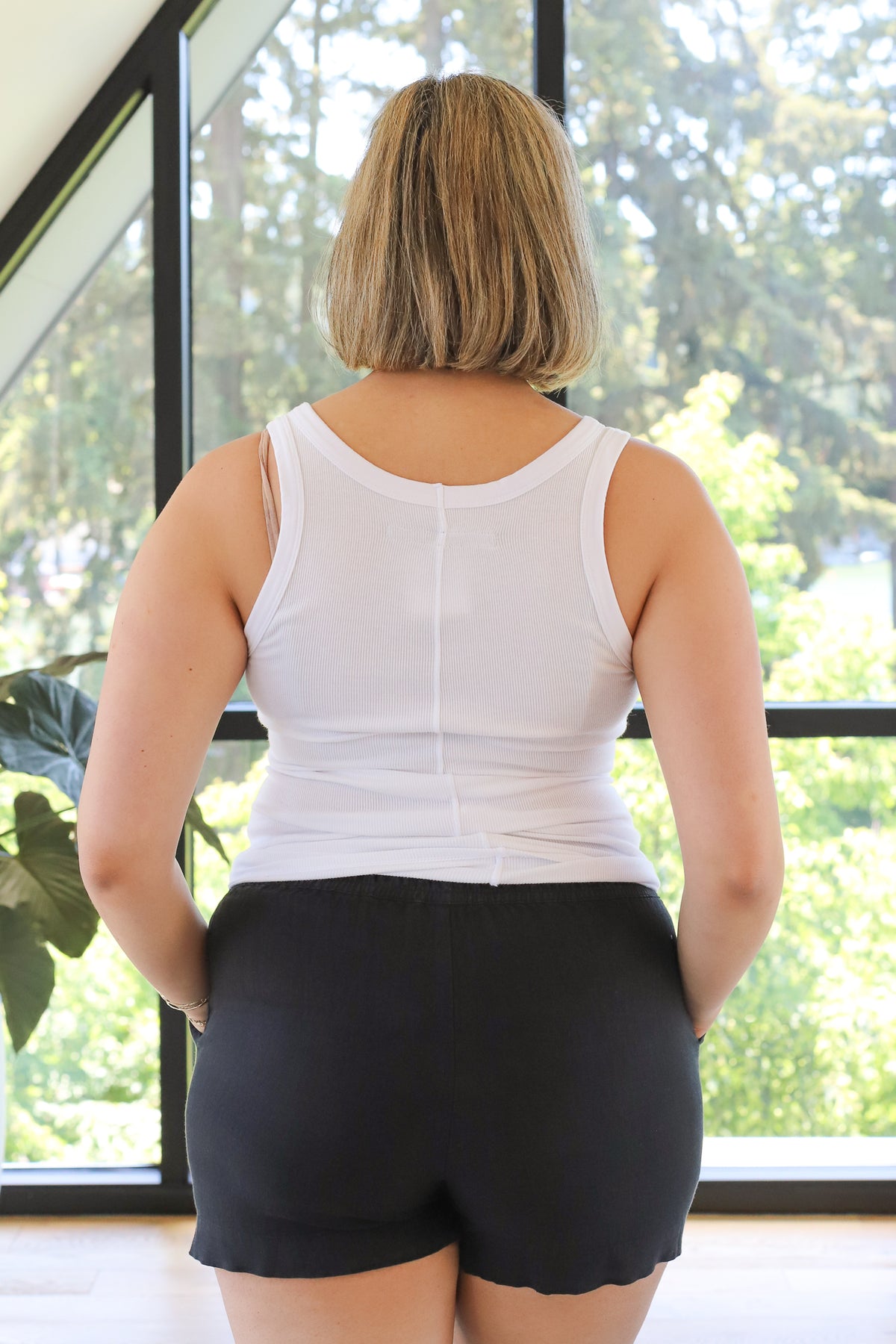 Enza Costa Silk Rib Bold Tank