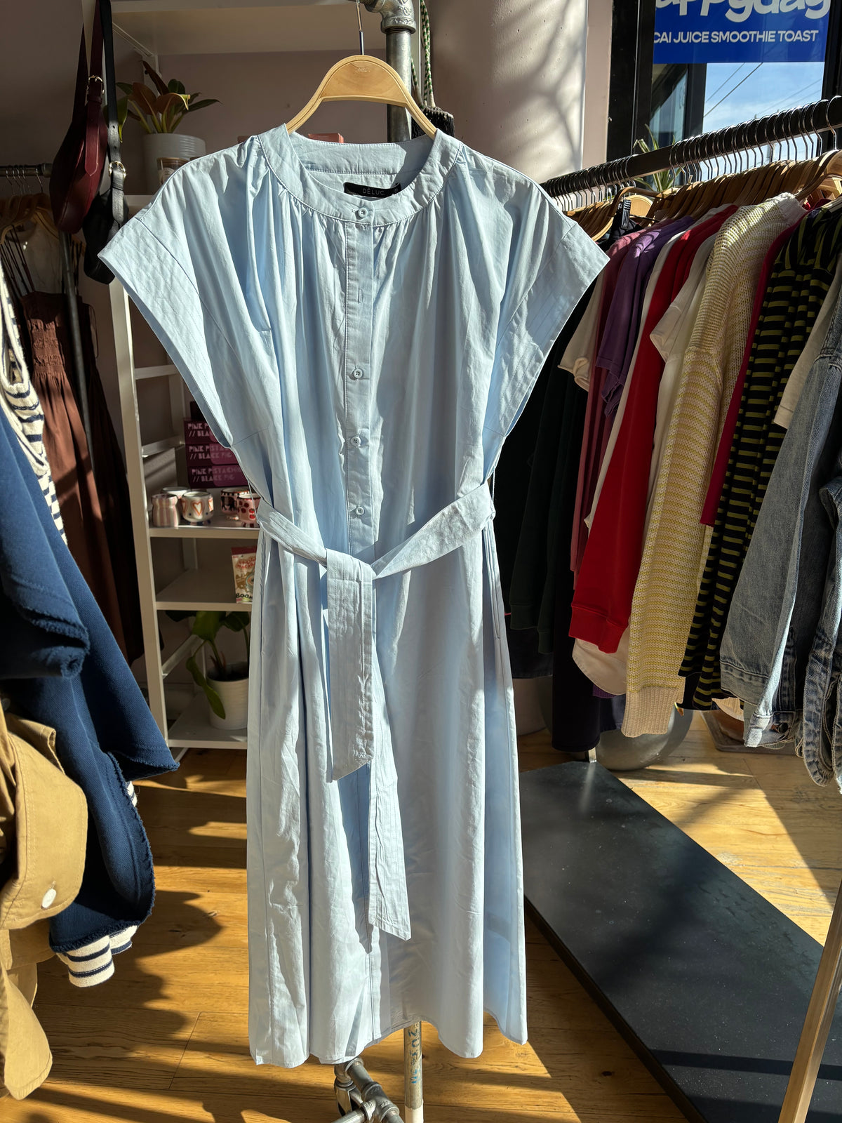 DELUC Cancela Dress in Light Blue