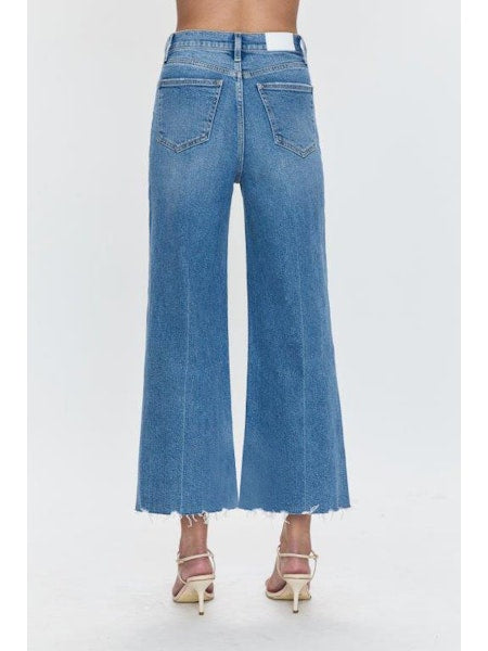 PISTOLA Lana Crop Wide Leg Jean in Rhythm Vintage