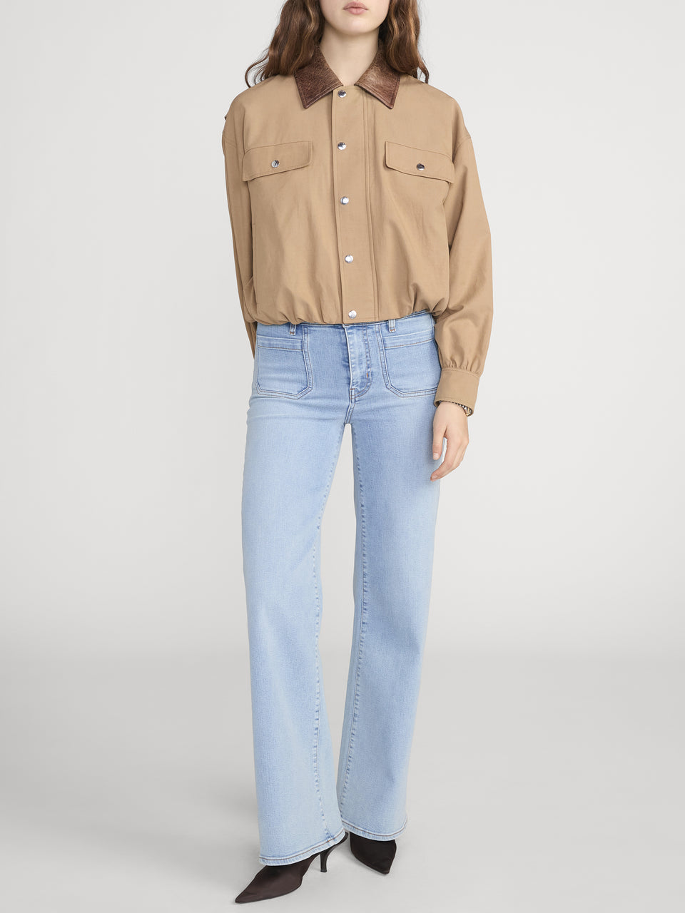 FRAME Le Slim Palazzo Modernist Pocket in Tribute