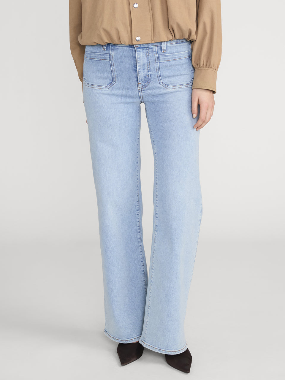 FRAME Le Slim Palazzo Modernist Pocket in Tribute